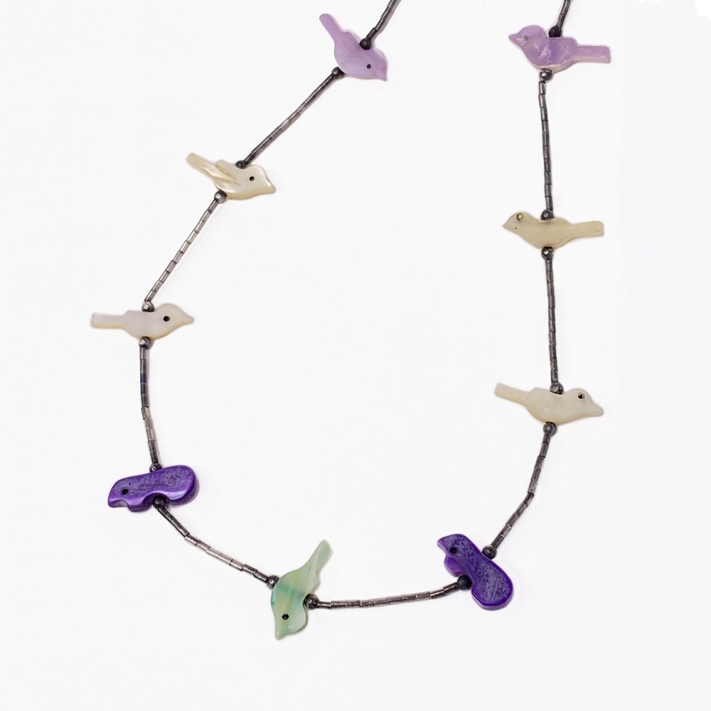 Vintage Sterling Silver Fetish Necklace